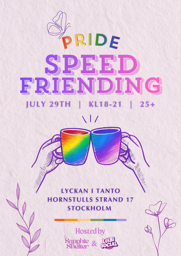 Pride Speed Friending Pride Speed Friending